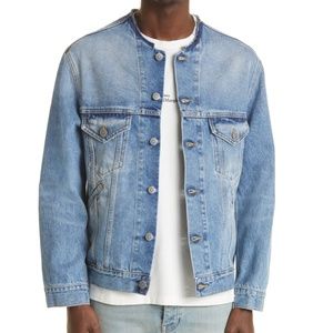 MAISON MARGIELA Men's Collarless Denim Jacket